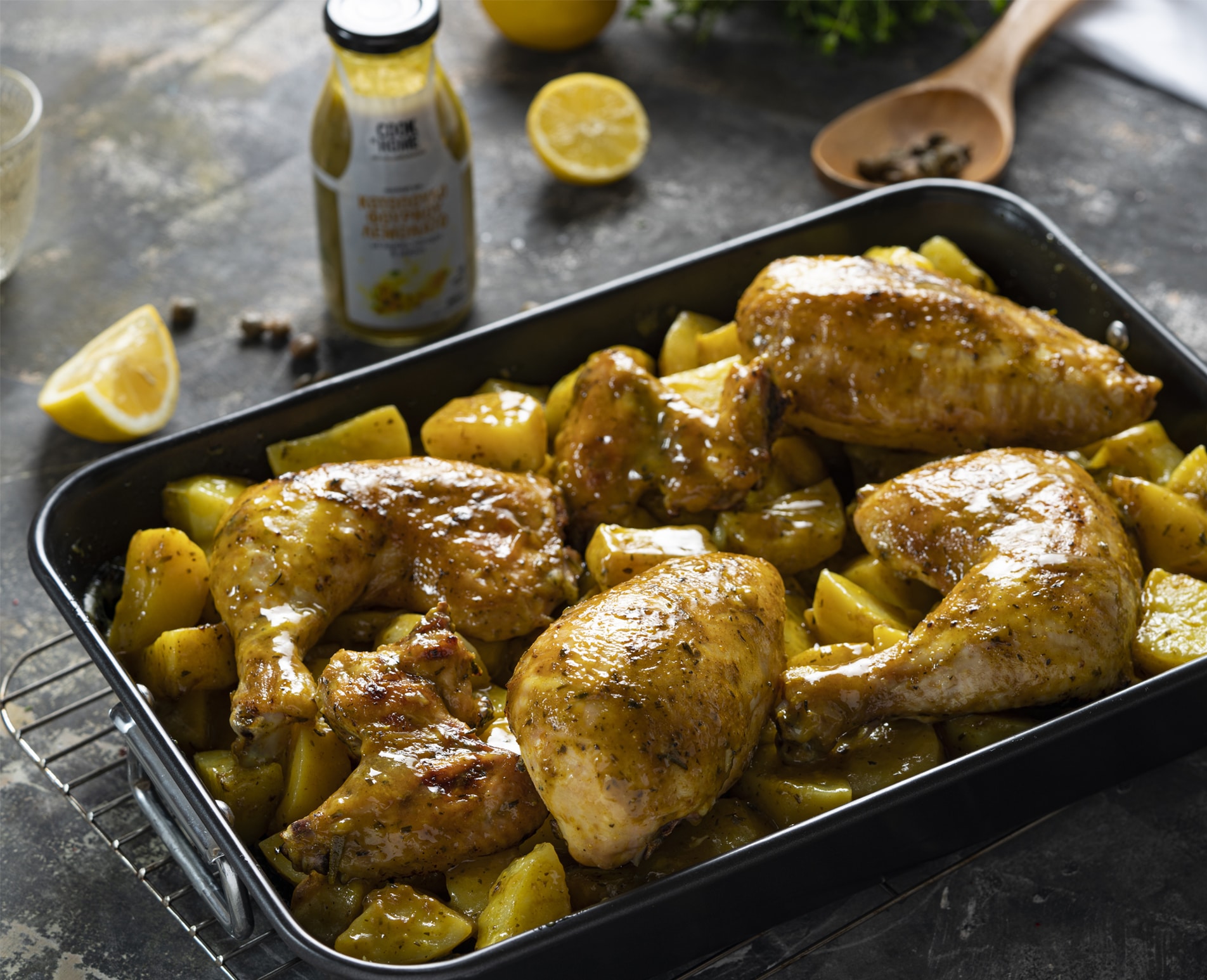 Lemon Roast Chicken - Cook At Home